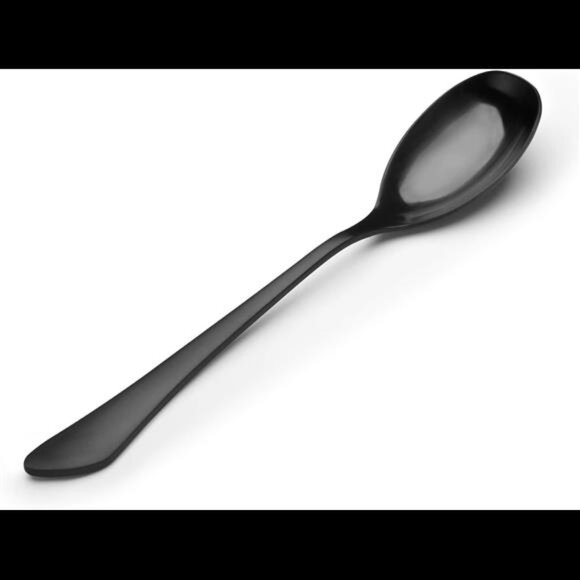 Matte Black Silverware Set, 40-Piece Stainless Steel Flatware Set Service for 8 - Picture 4 of 7